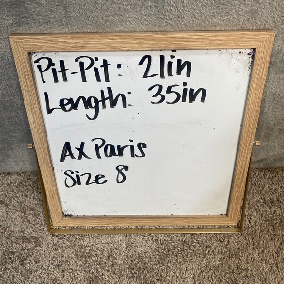 AX Paris Smocked High Neck Mini Dress Womens 8 Sophiticated Dark Academia Chic - Picture 6 of 6